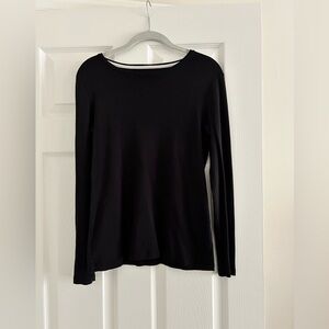Talbots Black Long Sleeve Tee